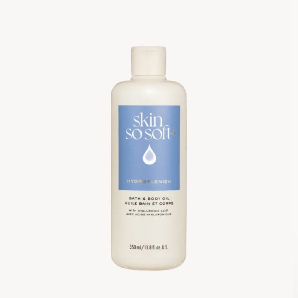 NEW AVON Skin So Soft+ HydroPlenish Bath & Body Oil Moisturization Vegan Luxe